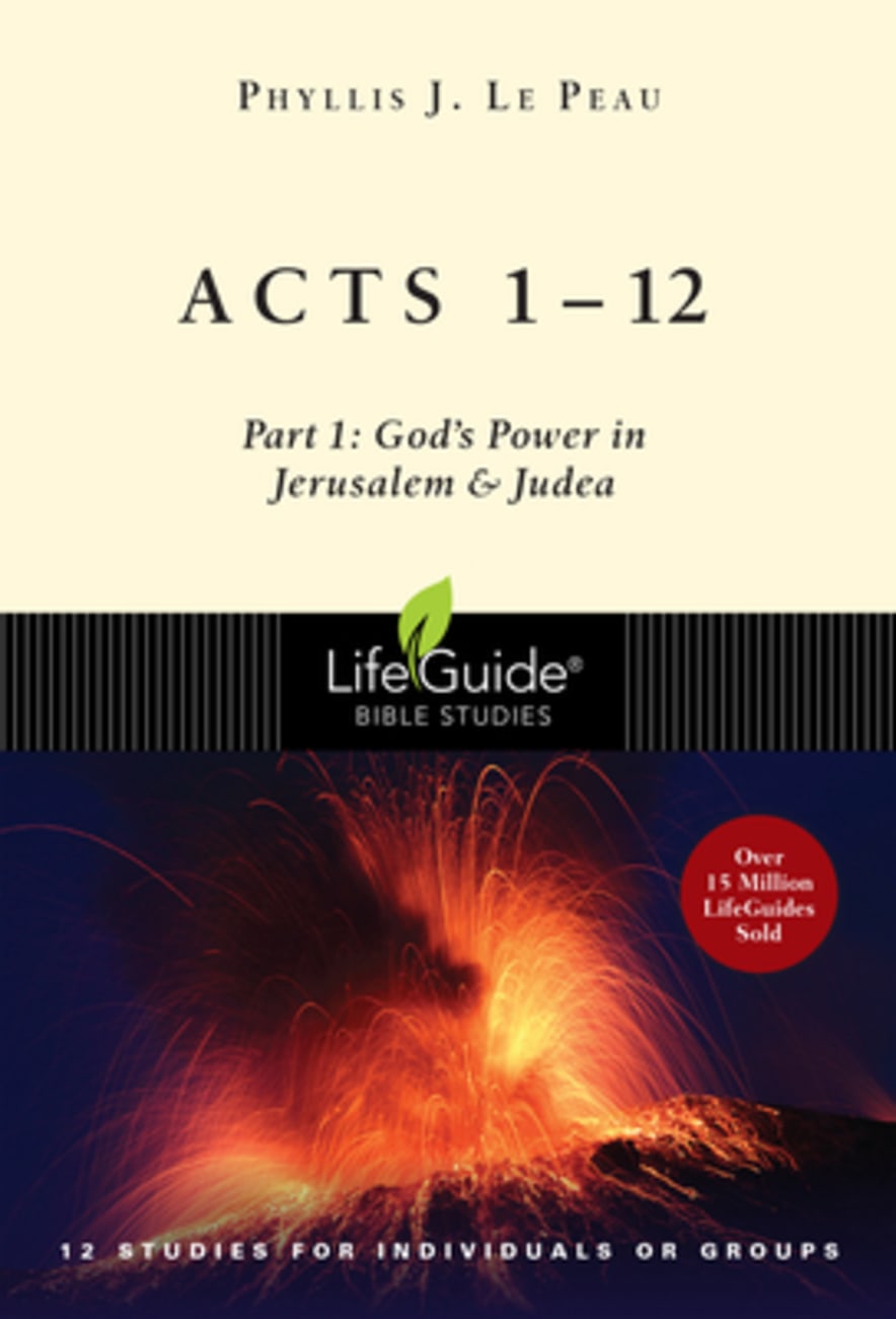 Acts 1: 12  God's Power in Jerusalem and Judea (Lifeguide Bible Study Series) Paperback