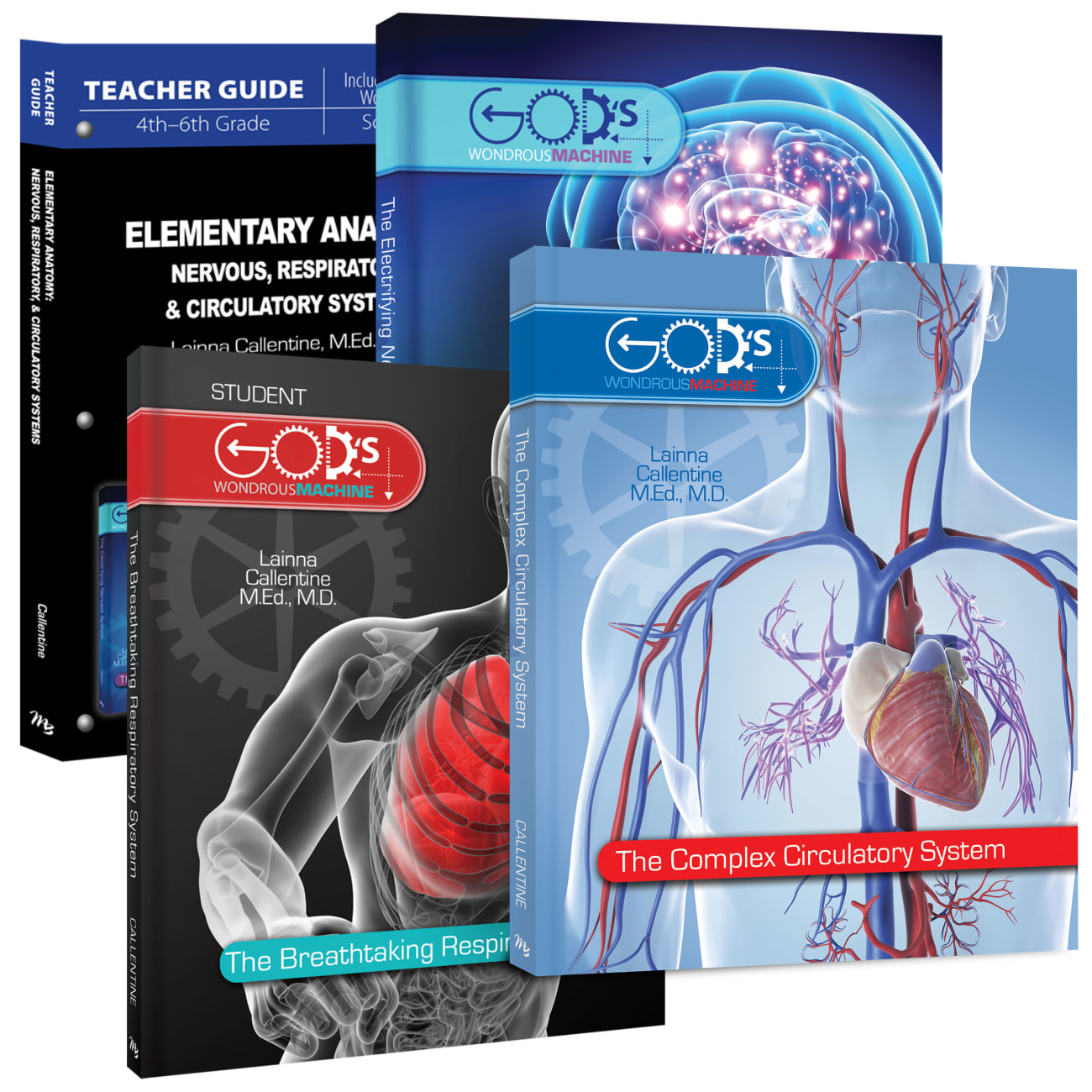 Elementary Anatomy - Nervous, Respiratory & Circulatory Systems (Package) (God's Wondrous Machine Series) Pack