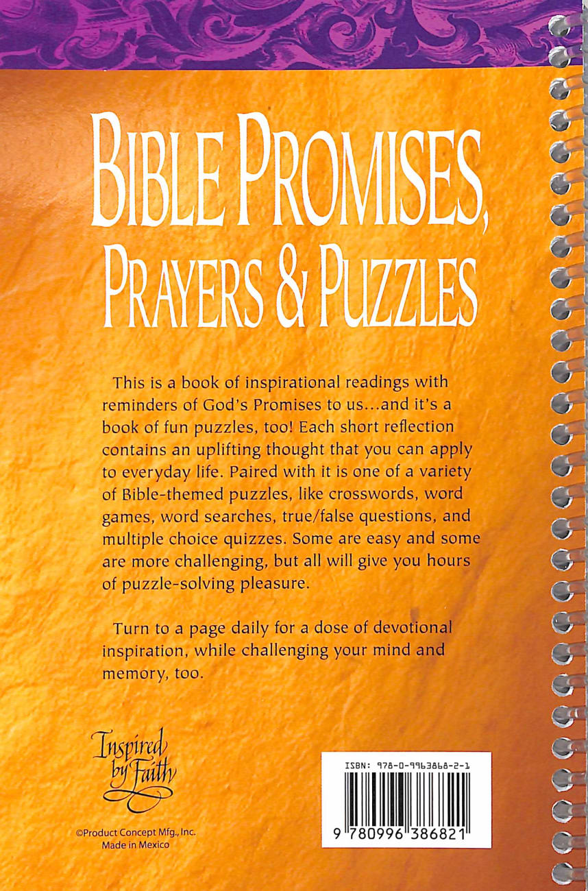 Bible Promises, Prayers and Puzzles Spiral