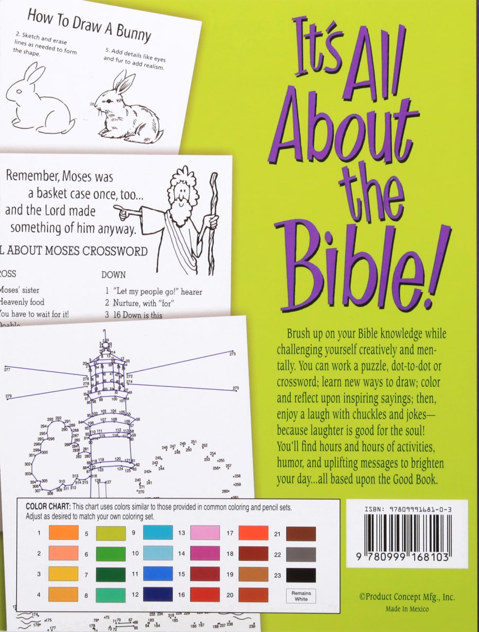 It's All About the Bible!: Puzzles, Fun Facts, Coloring, How-To-Draw, Dot-To-Dot, & More Paperback