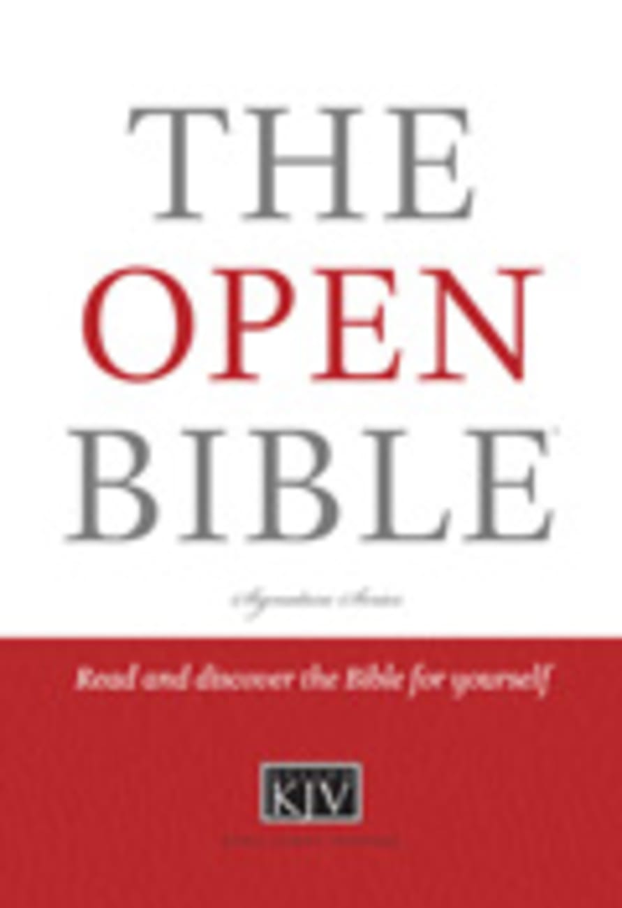 KJV the Open Bible Hardback