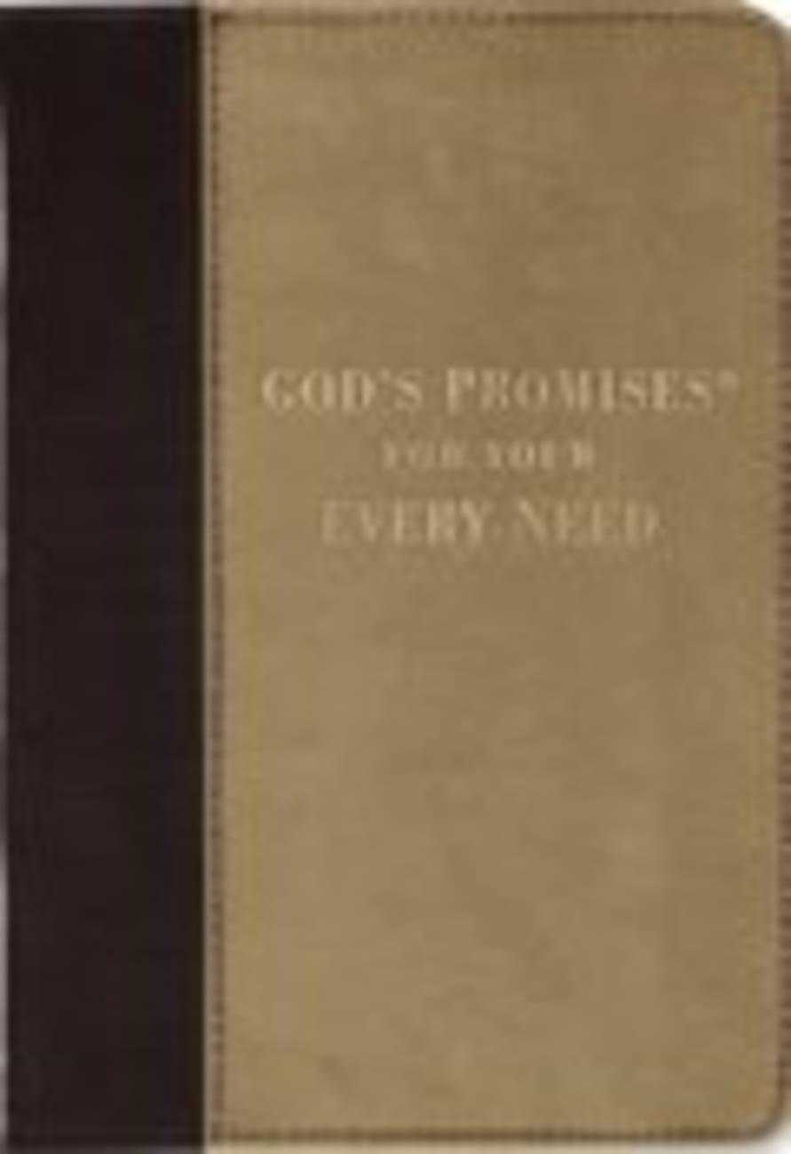 God's Promises For Your Every Need (Nkjv Deluxe Edition) Genuine Leather
