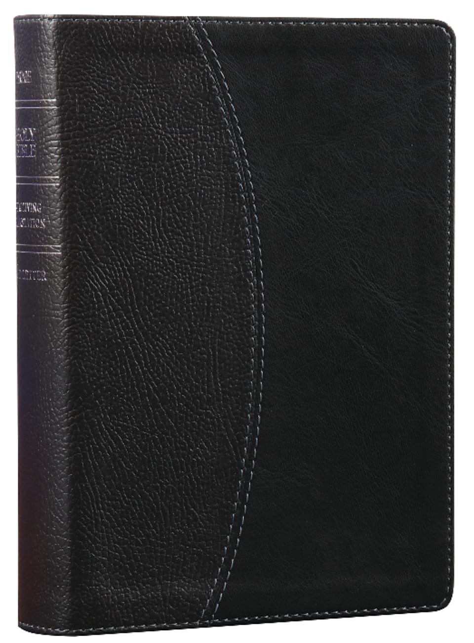 NLT Compact Large Print Bible Black Onyx (Red Letter Edition) Imitation Leather