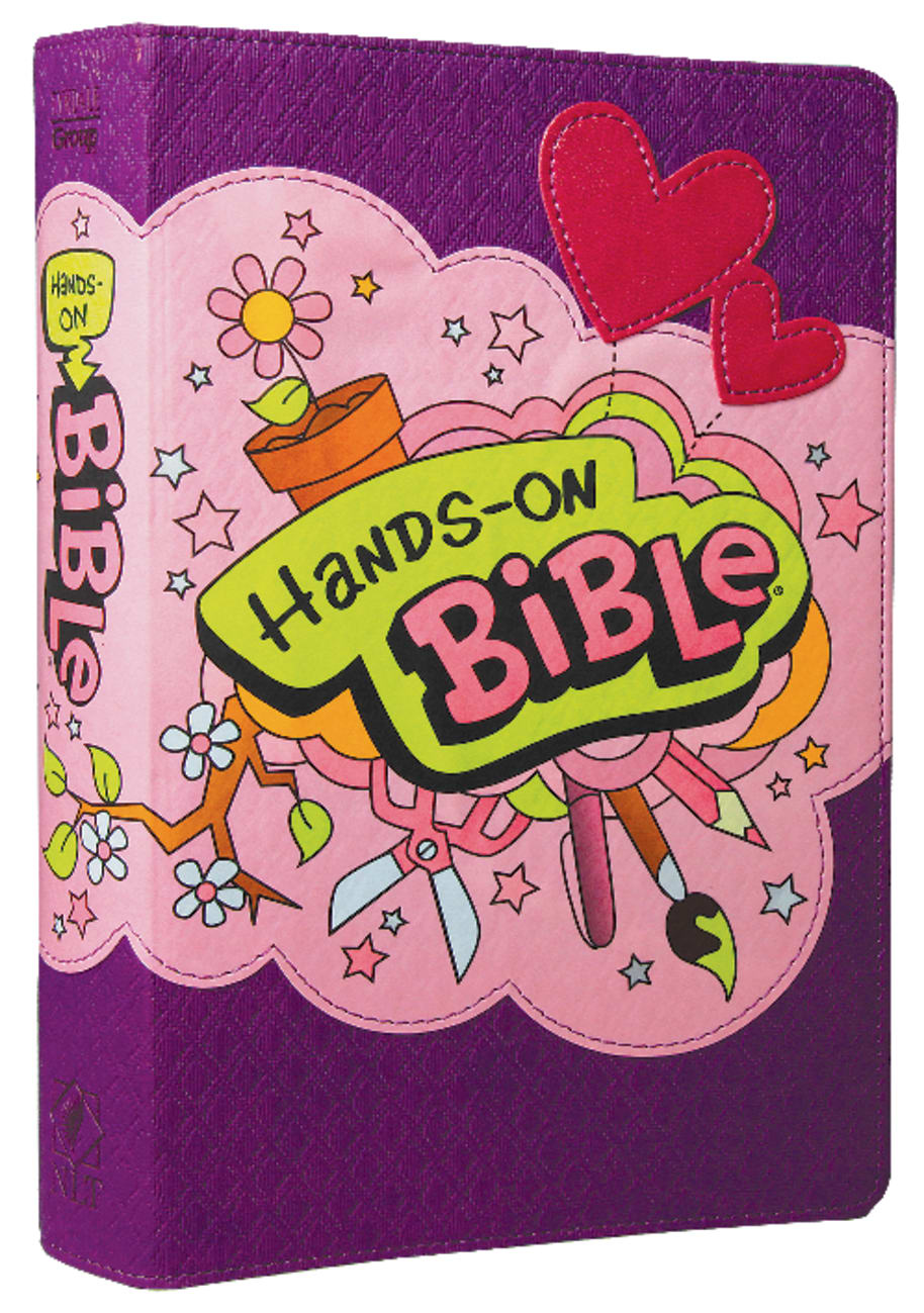 NLT Hands-On Bible Sugar Plum (Black Letter Edition) Imitation Leather