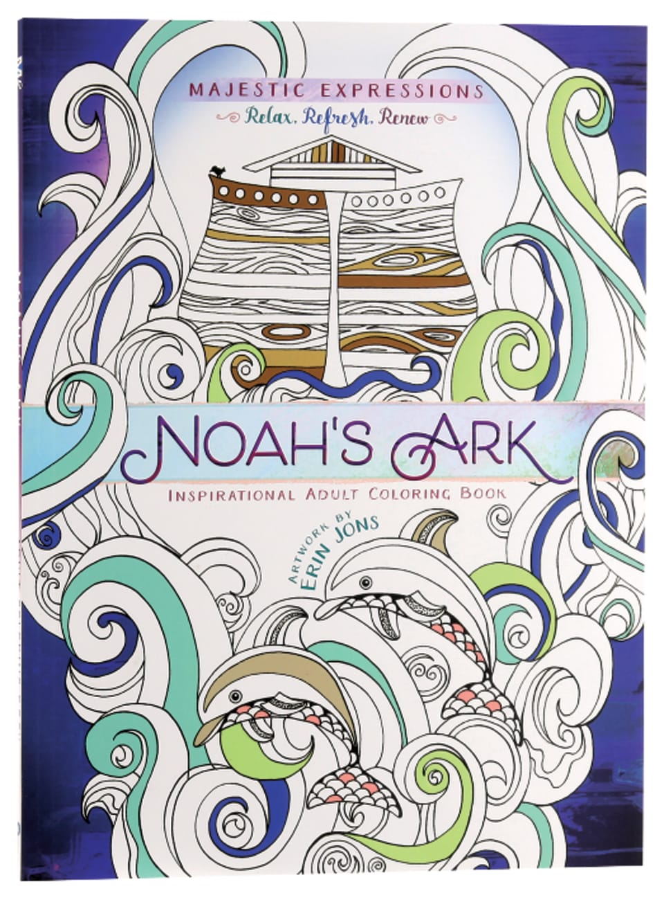 Noah's Ark (Majestic Expressions) (Adult Coloring Books Series) Paperback