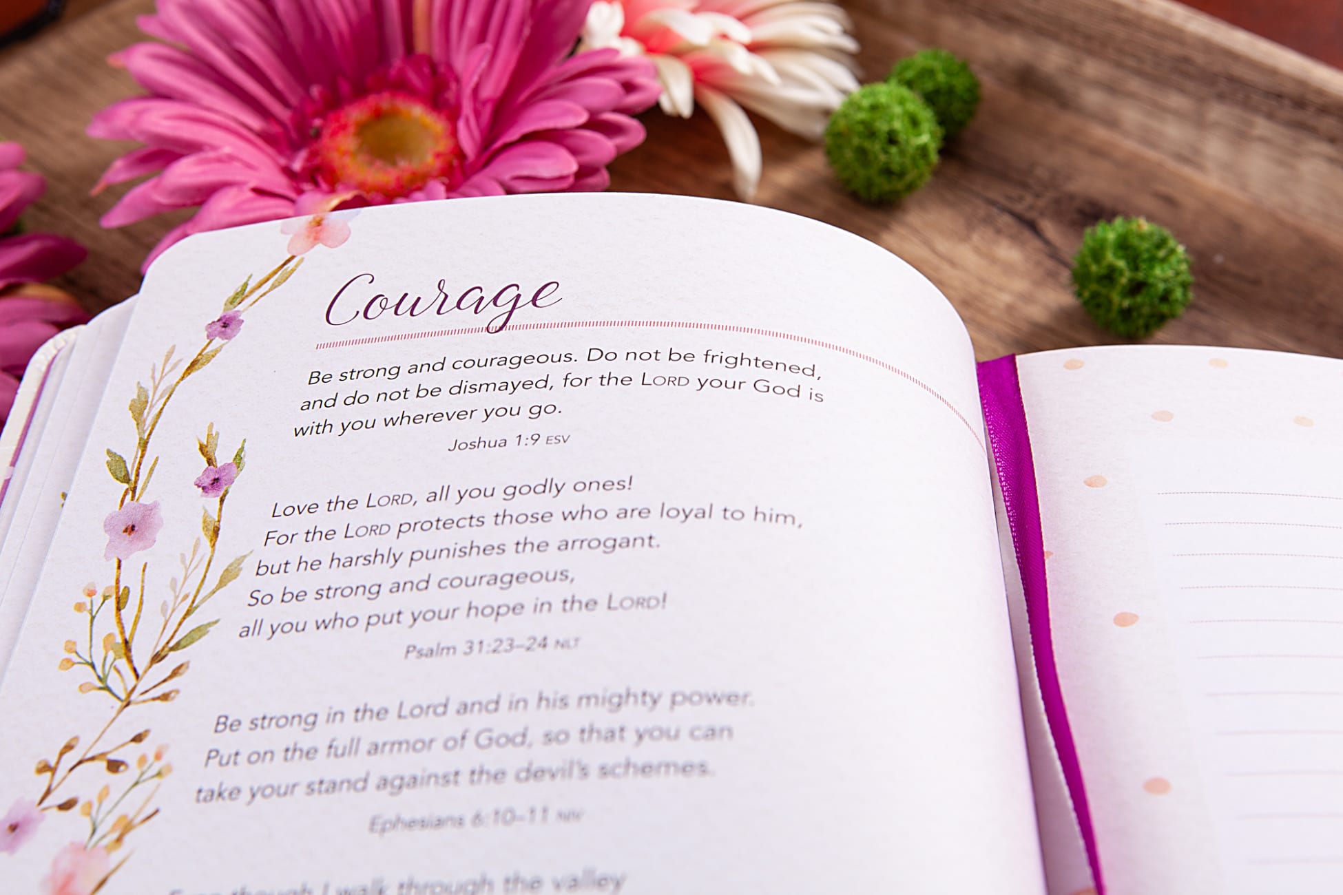 Journal: Delight Yourself in the Lord - Bible Promise Journal For Women Imitation Leather