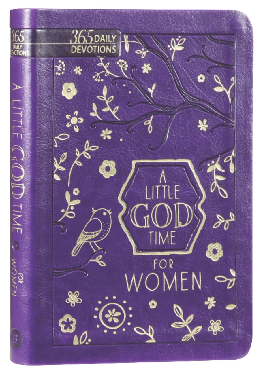 Little God Time For Women, A: 365 Daily Devotions (Purple) (365 Daily Devotions Series) Imitation Leather