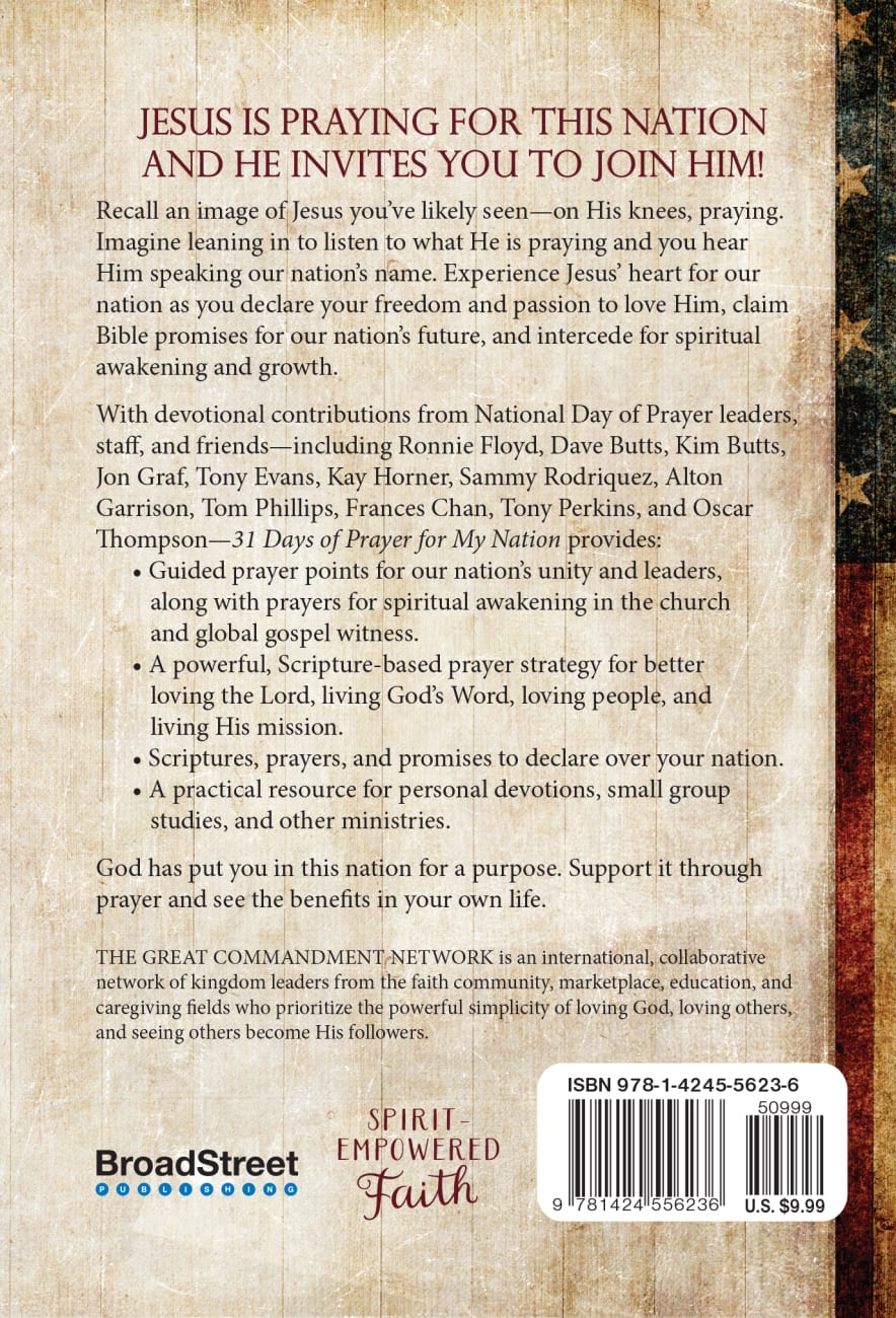 31 Days of Prayer For My Country Paperback