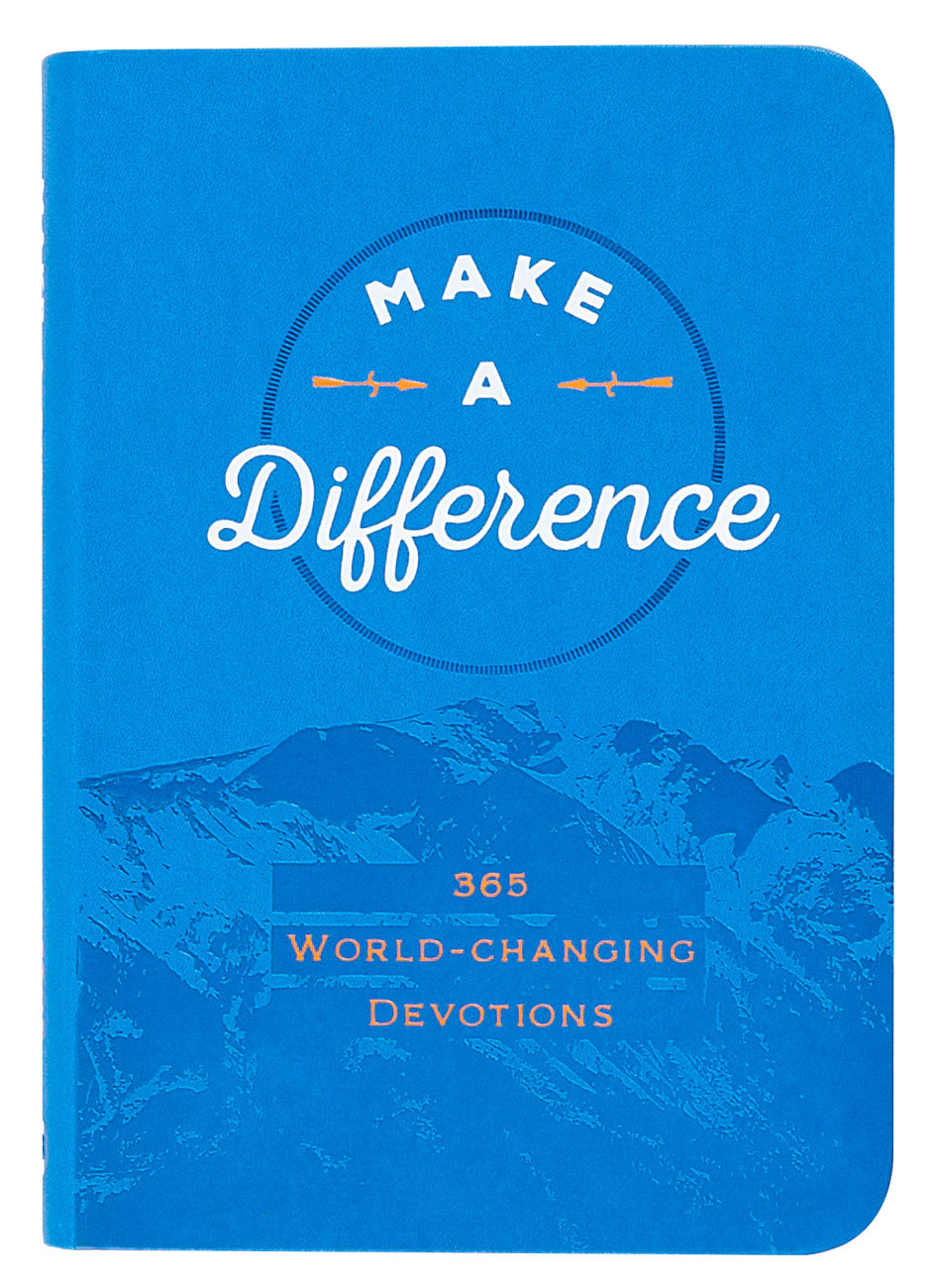 Make a Difference: 365 World-Changing Devotions Imitation Leather