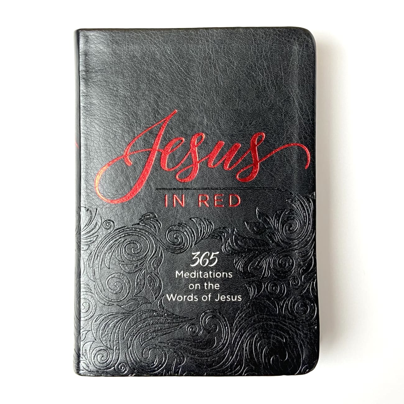 Jesus in Red: 365 Meditations on the Words of Jesus Imitation Leather