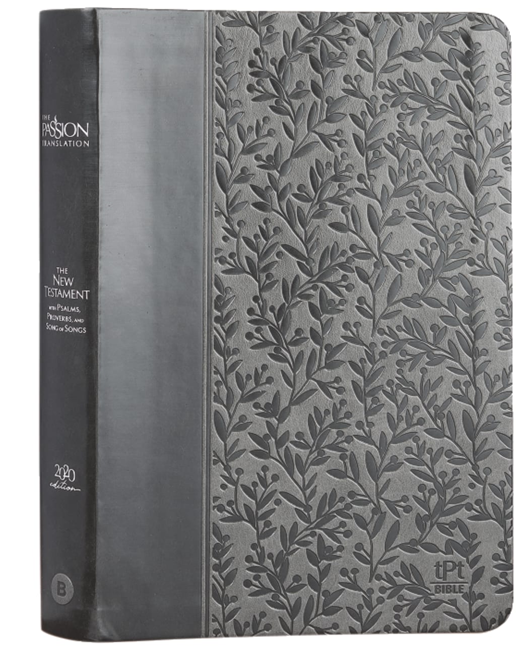 TPT New Testament Gray (Black Letter Edition) (With Psalms, Proverbs And The Song Of Songs) Imitation Leather