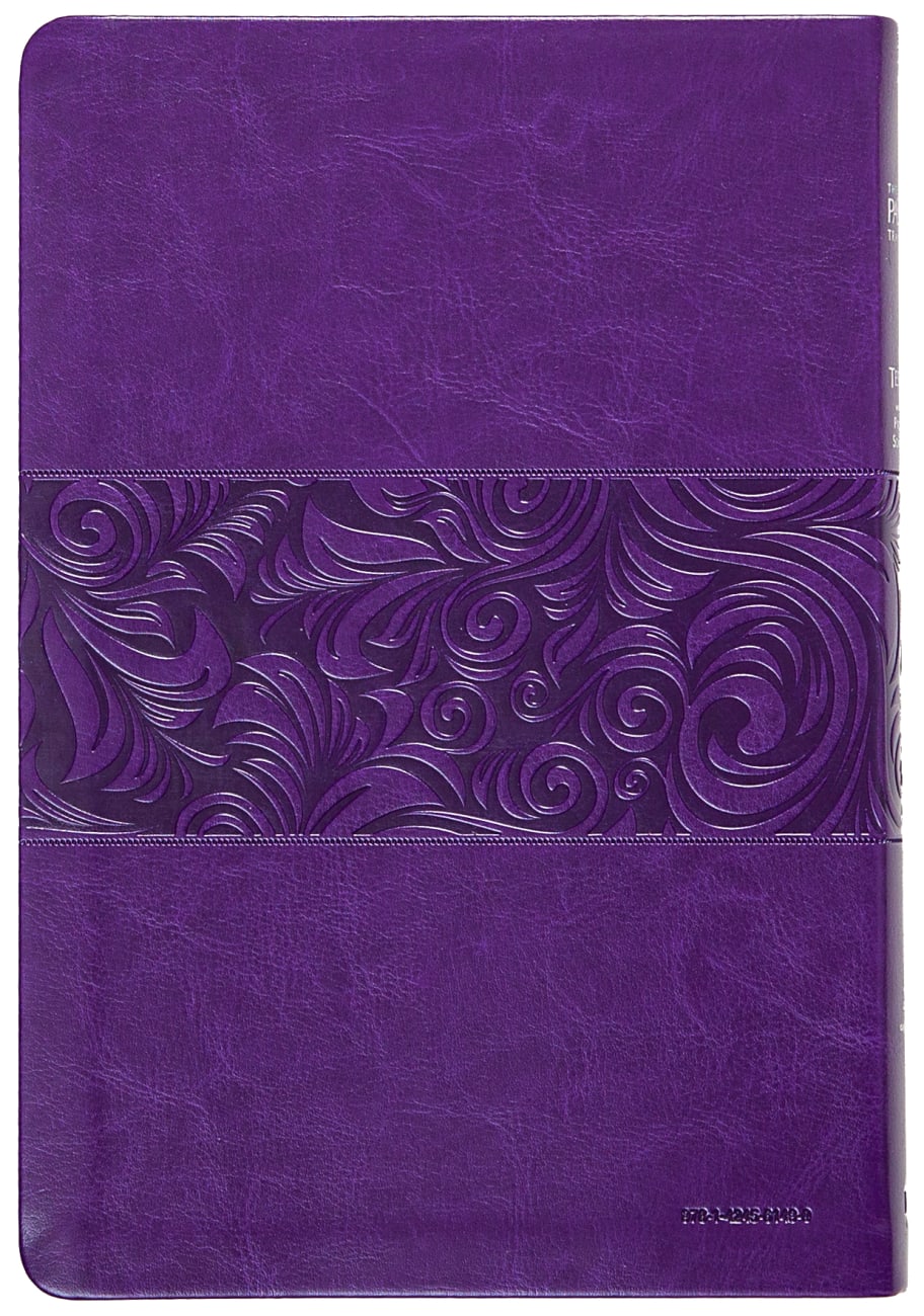 TPT New Testament Large Print Violet (Black Letter Edition) (With Psalms, Proverbs And The Song Of Songs) Imitation Leather
