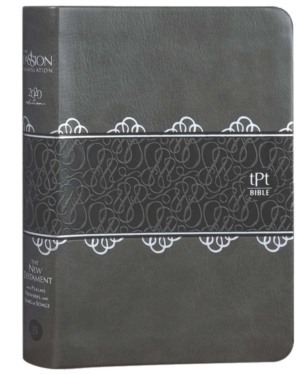 TPT New Testament Compact Charcoal (Black Letter Edition) (With Psalms, Proverbs And The Song Of Songs) Imitation Leather