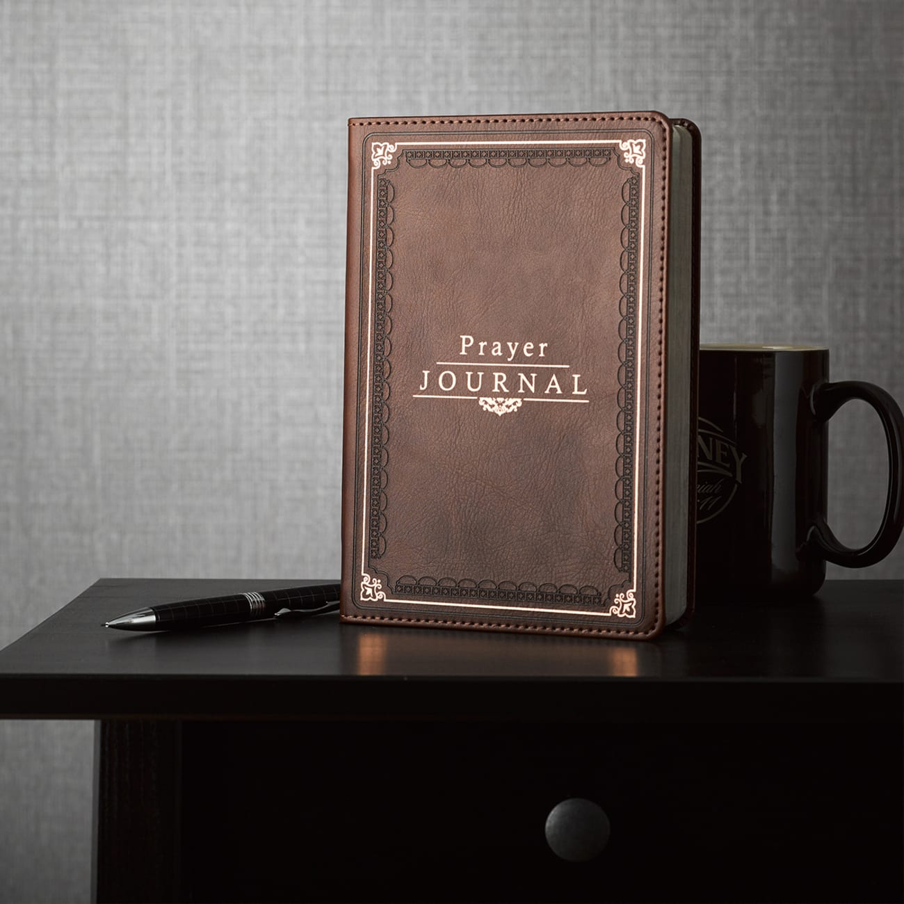 Prayer Journal With Scriptures Brown Luxleather Imitation Leather