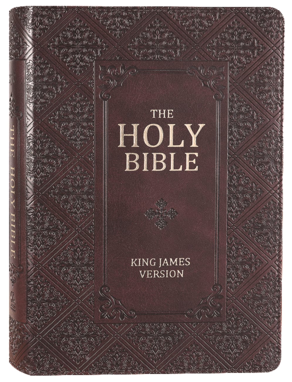 KJV Giant Print Bible Pattern Dark Brown (Red Letter Edition) Imitation Leather