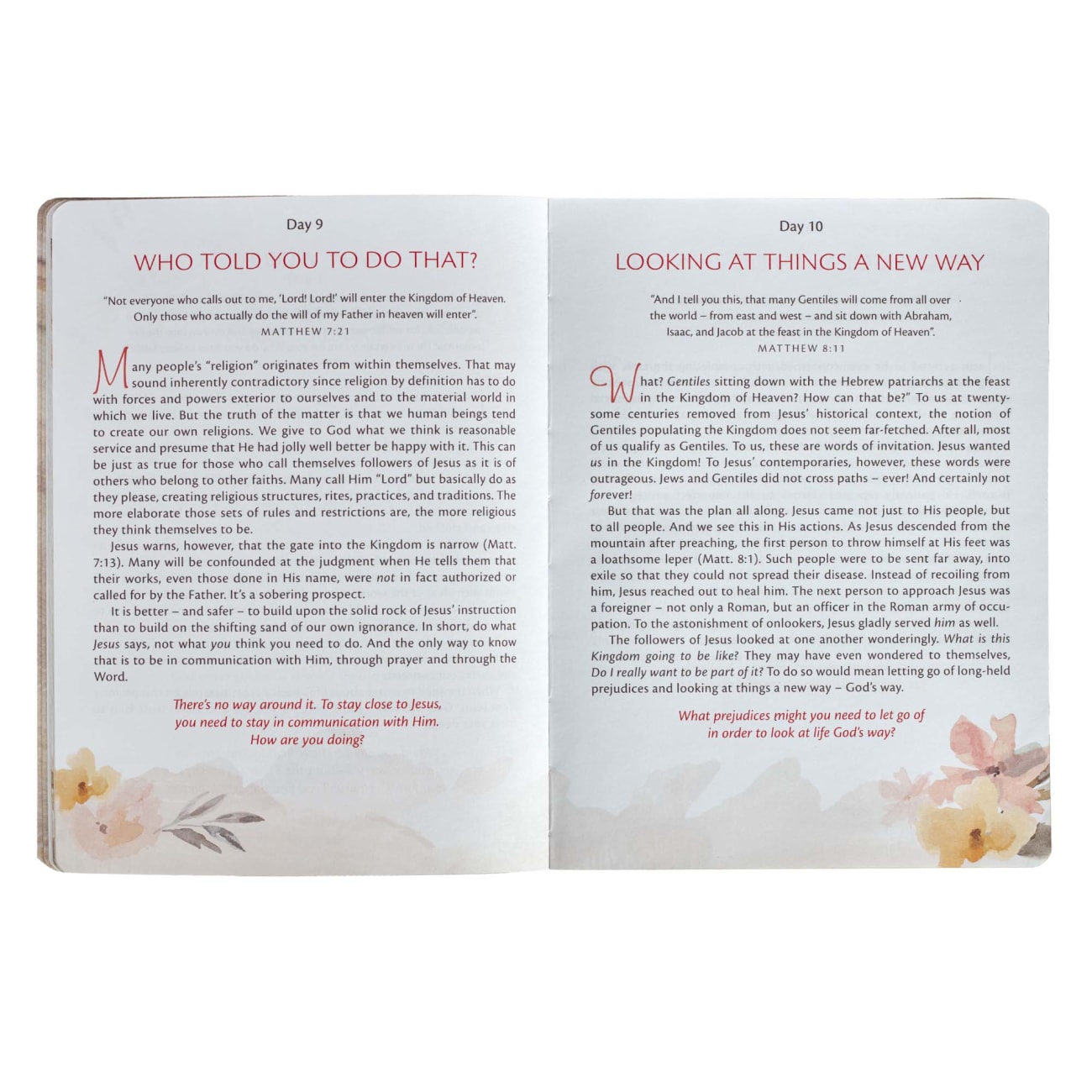 My Quiet Time Devotional: A Year-Long Devotional Guiding Women to Experience Peace and Tranquillity in God's Presence (Floral) Paperback