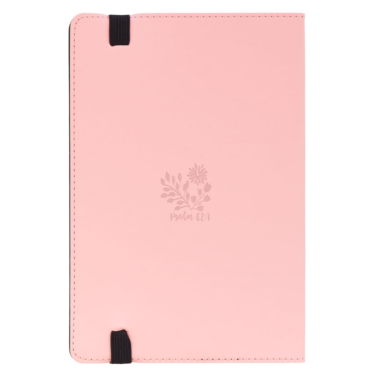 Dot Grid Journal: My Soul Finds, Pink With Elastic Closure Imitation Leather
