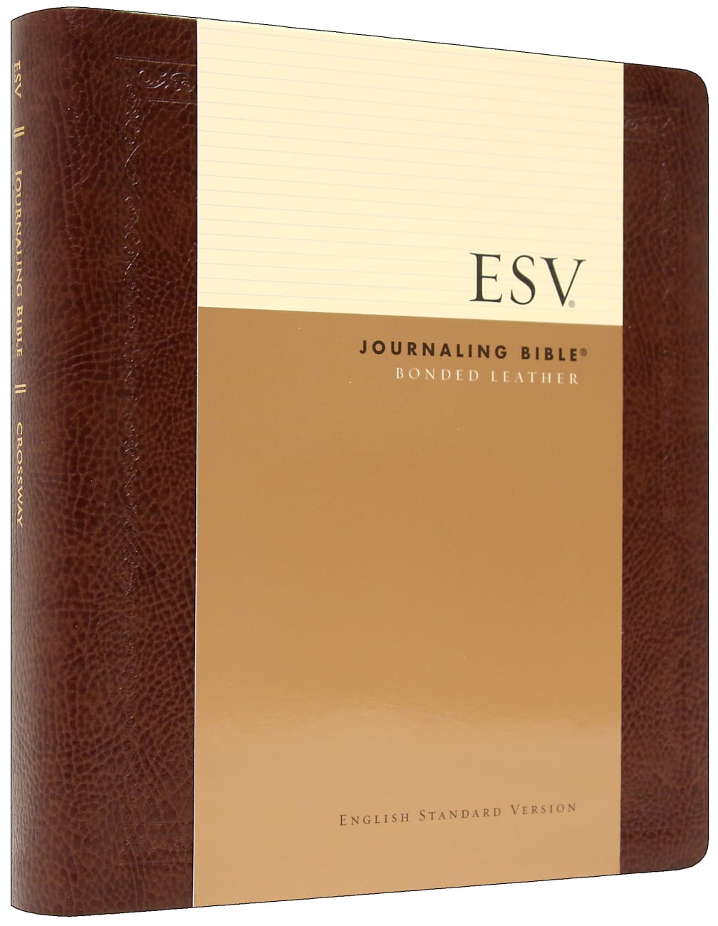 ESV Journaling Bible Mocha Threshold (Black Letter Edition) Bonded Leather