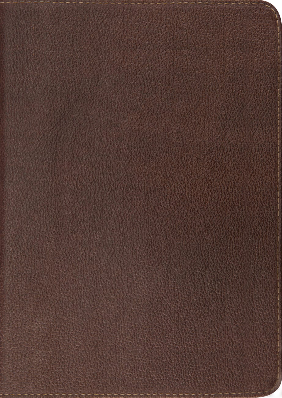 ESV Study Bible Deep Brown Cowhide (Black Letter Edition) Genuine Leather