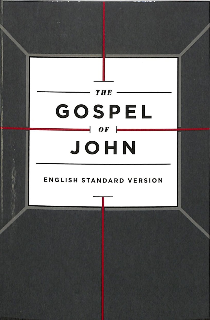 ESV Gospel of John Cross Design (Black Letter Edition) Paperback