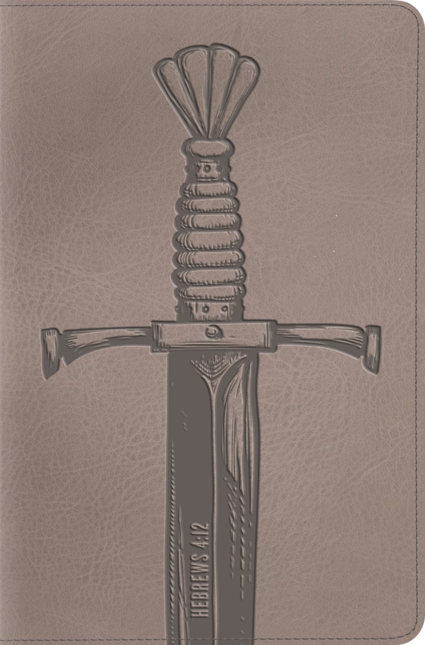 ESV Compact Bible Trutone Silver Sword (Black Letter Edition) Imitation Leather