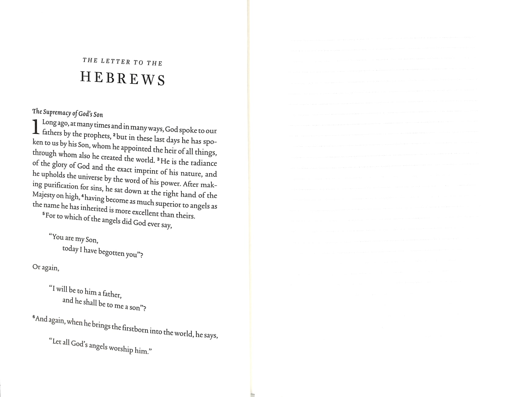 ESV Scripture Journal Hebrews Paperback