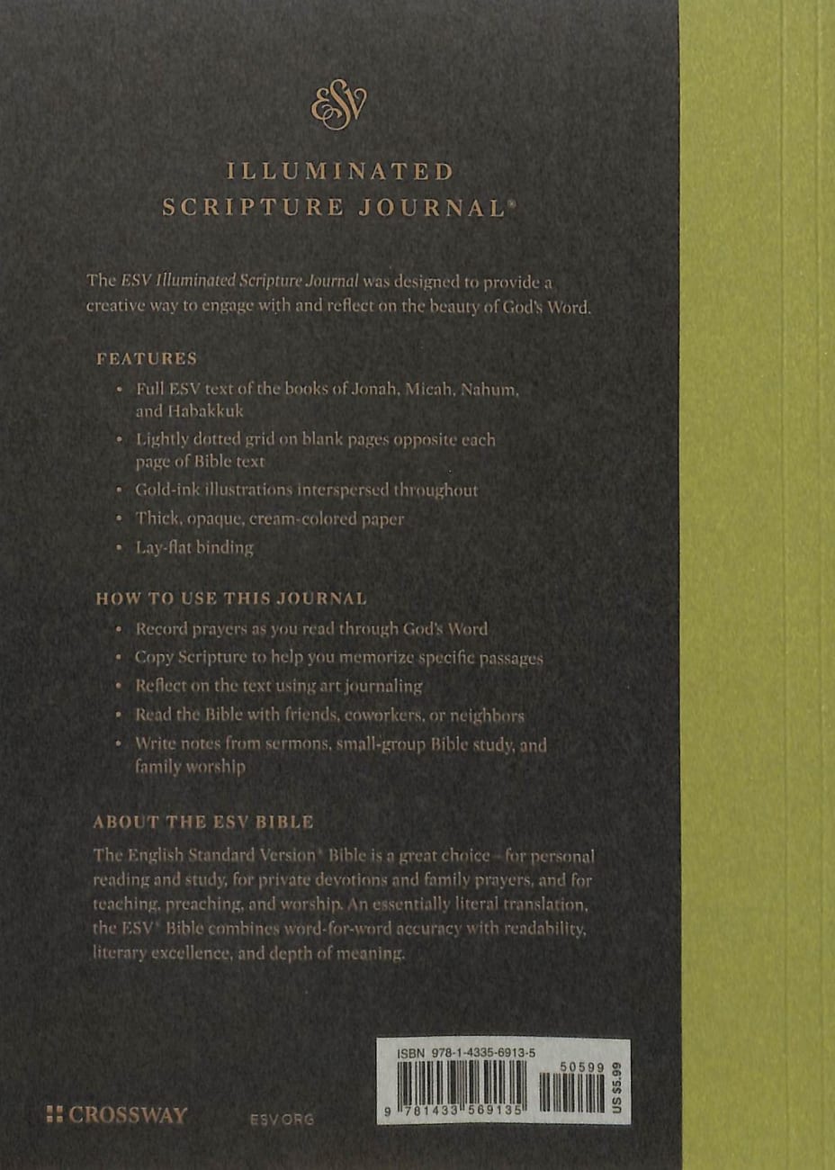 ESV Illuminated Scripture Journal Jonah Micah Nahum and Habakkuk (Black Letter Edition) Paperback