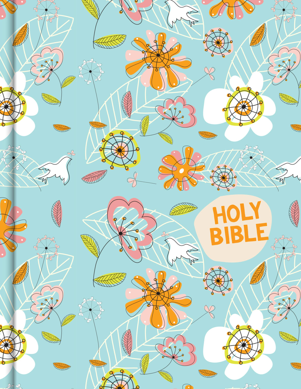 CSB Journal and Draw Bible For Kids Blue Floral Hardback