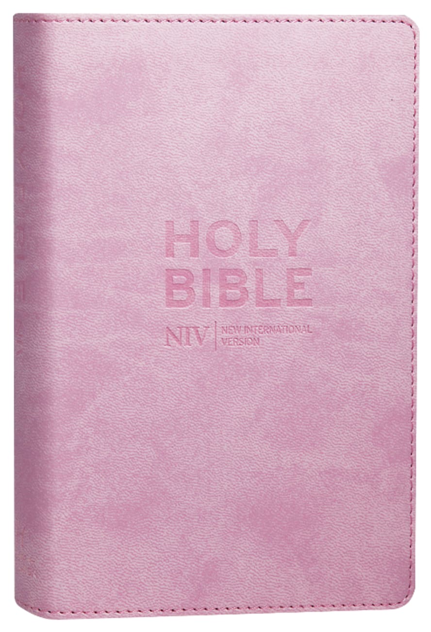 NIV Pocket Pastel Pink Bible Soft-Tone Imitation Leather