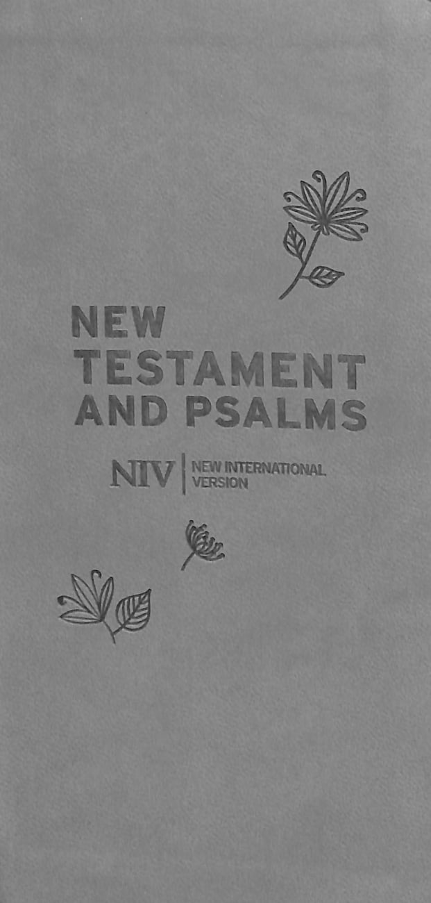 NIV Diary New Testament and Psalms Grey Flexi-back