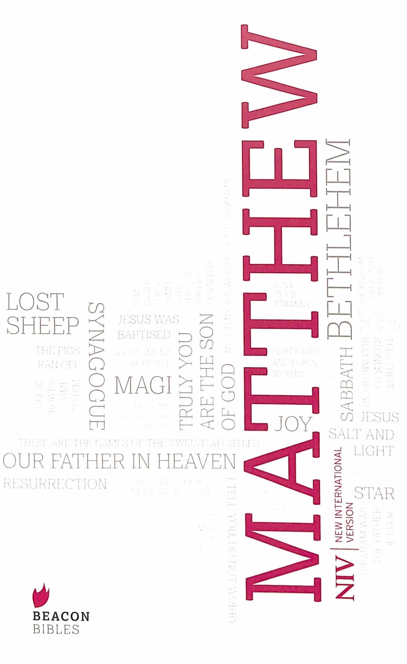 NIV Gospel of Matthew Paperback