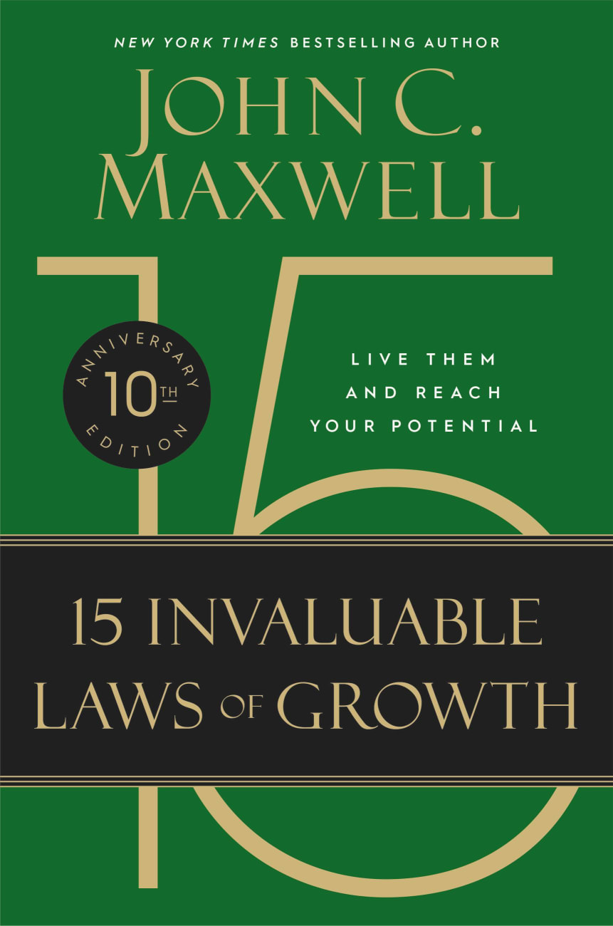 The 15 Invaluable Laws of Growth (Large Print) Hardback