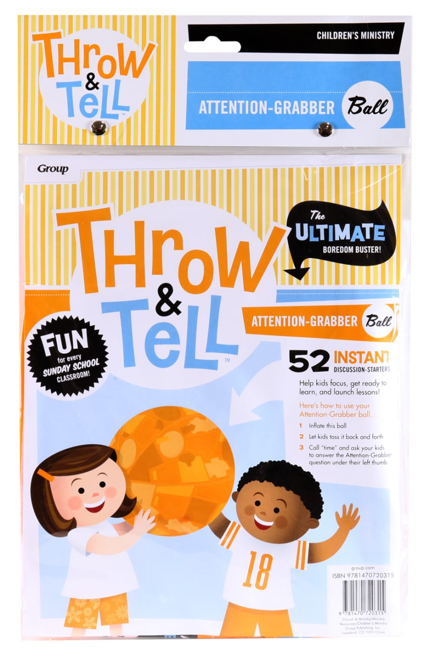 Throw & Tell Ball: Attention Grabber Novelty