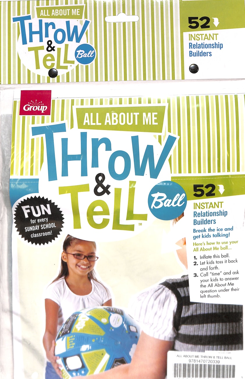 Throw & Tell Ball: All About Me Novelty
