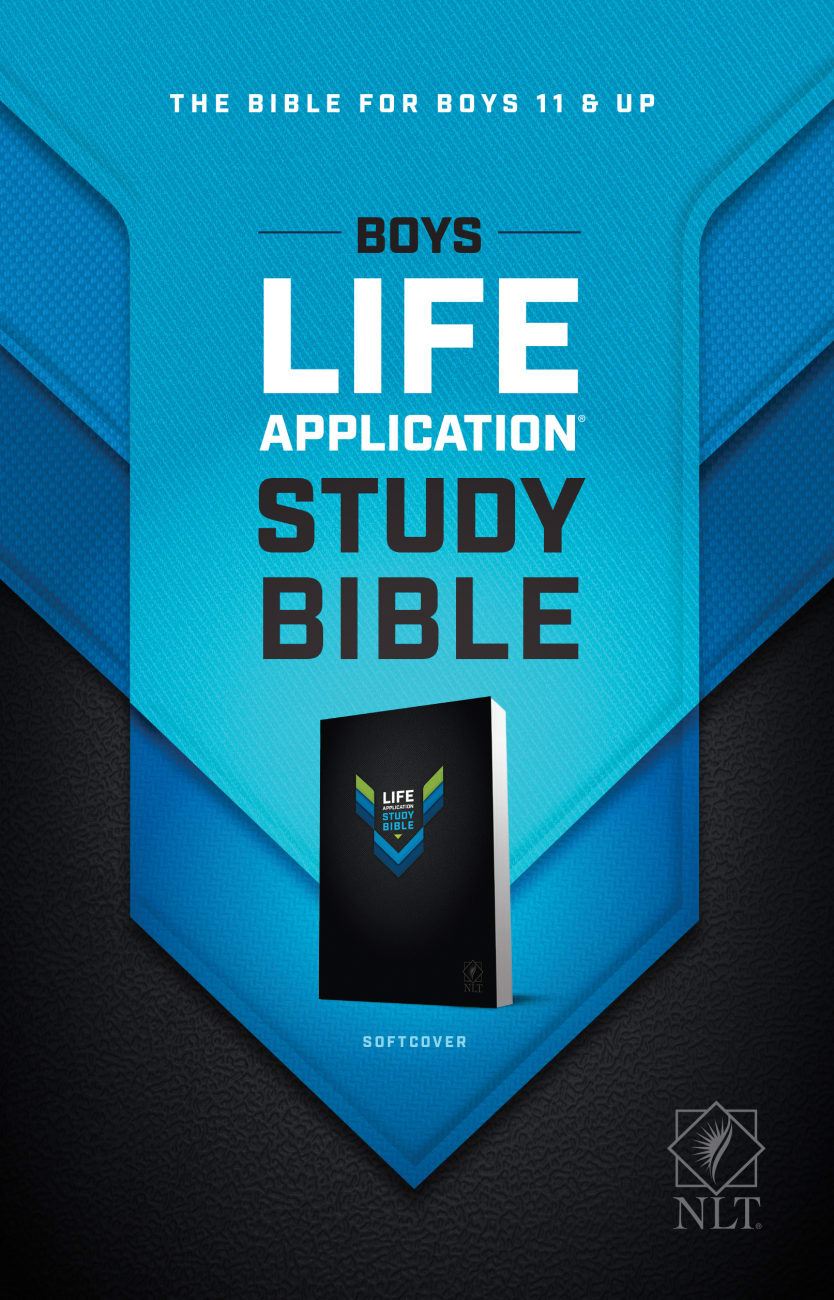 NLT Boys Life Application Study Bible (Black Letter Edition) Paperback