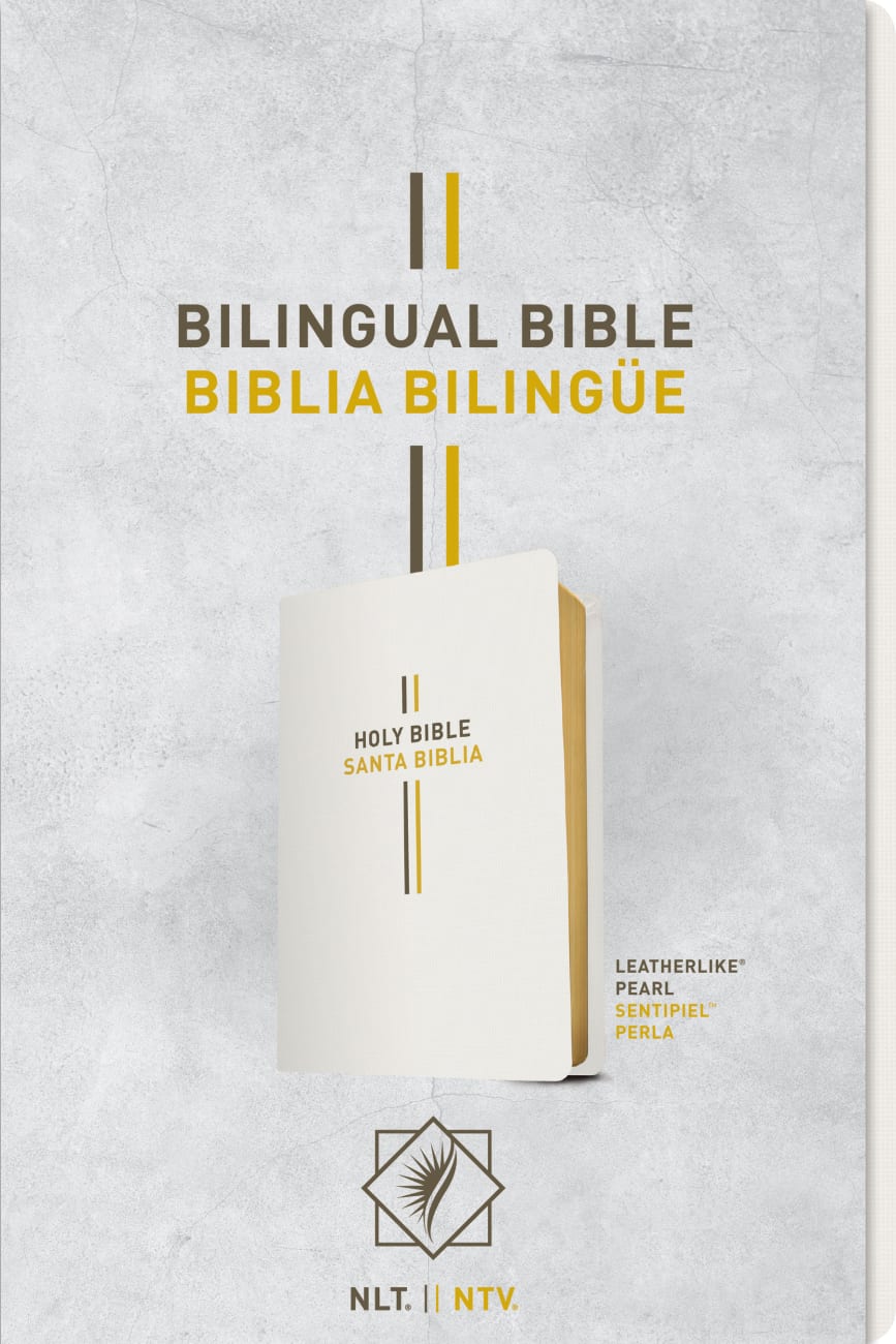 Nlt/Ntv Bilingual Bible/ Biblia Bilingue Pearl (Black Letter Edition) Imitation Leather