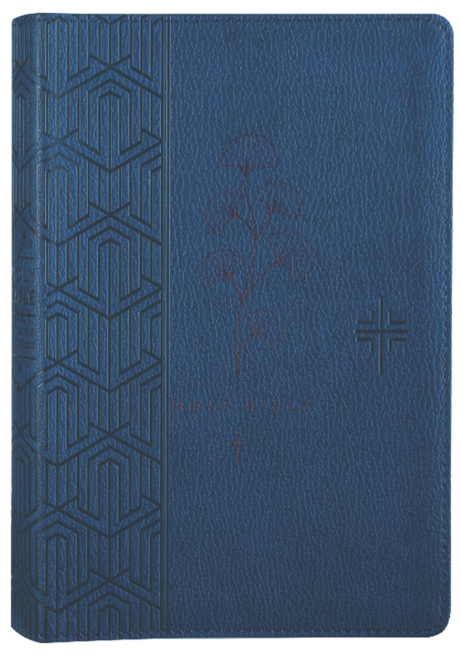 NLT Premium Gift Bible Blue (Red Letter Edition) Imitation Leather