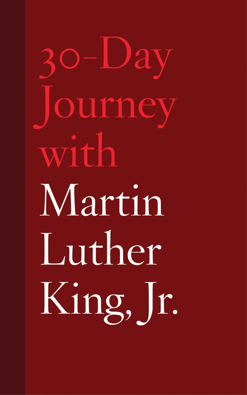 30-Day Journey With Martin Luther King Jr. Hardback