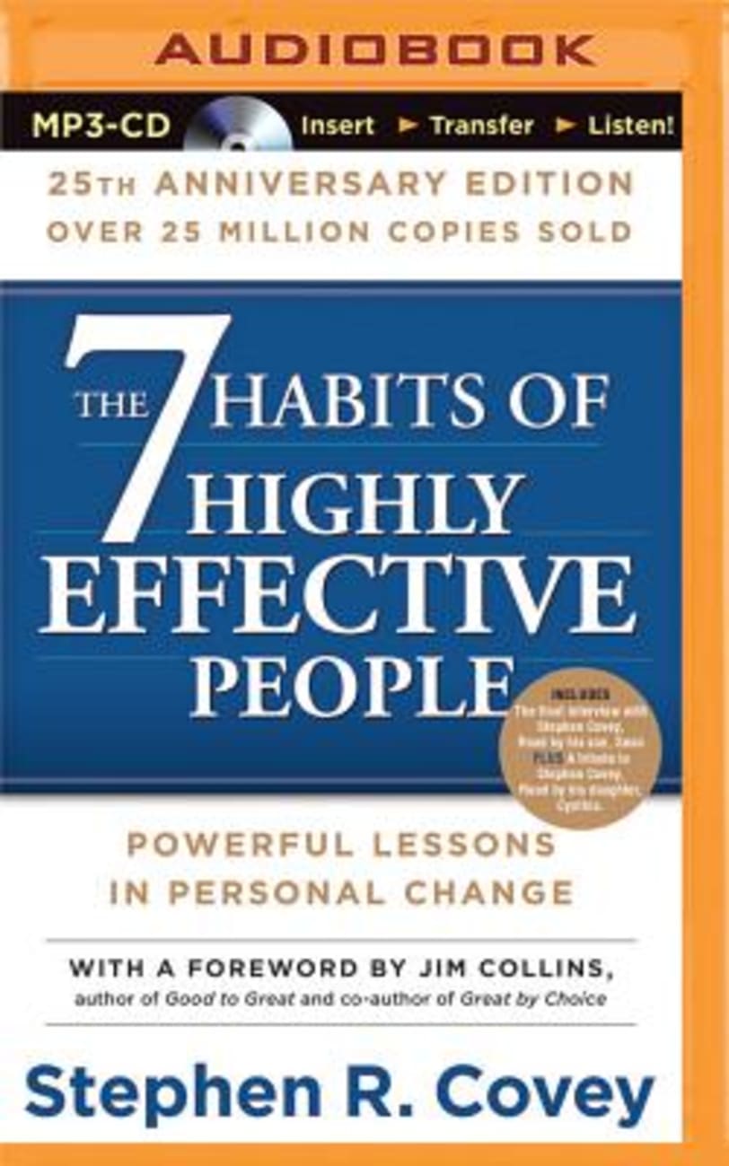 The 7 Habits of Highly Effective People (Unabridged, Mp3) Compact Disk
