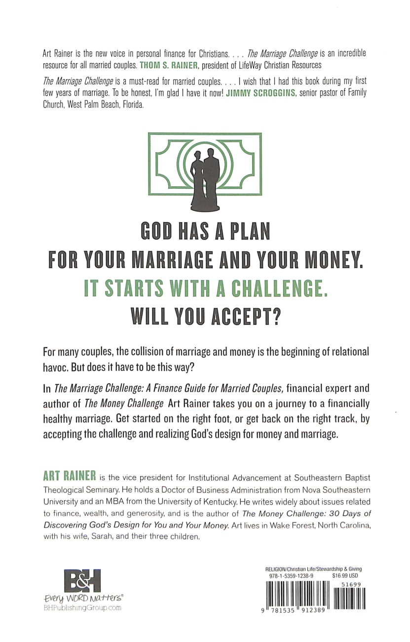 The Marriage Challenge: A Finance Guide For Married Couples Paperback