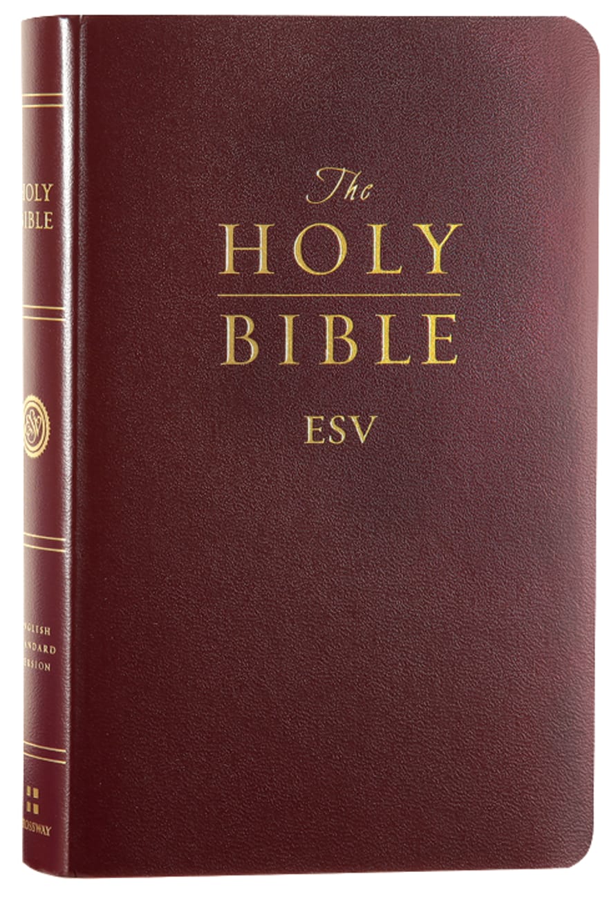 ESV Gift and Award Bible Burgundy (Black Letter Edition) Imitation Leather