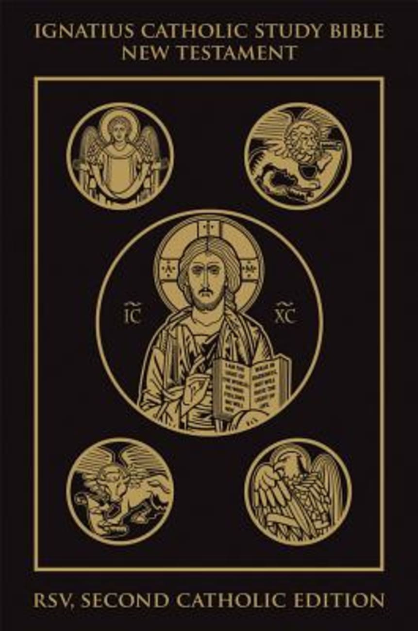 Rsv Ignatius Catholic Study New Testament Bible Black Gold Cloth 2nd Edition Hardback