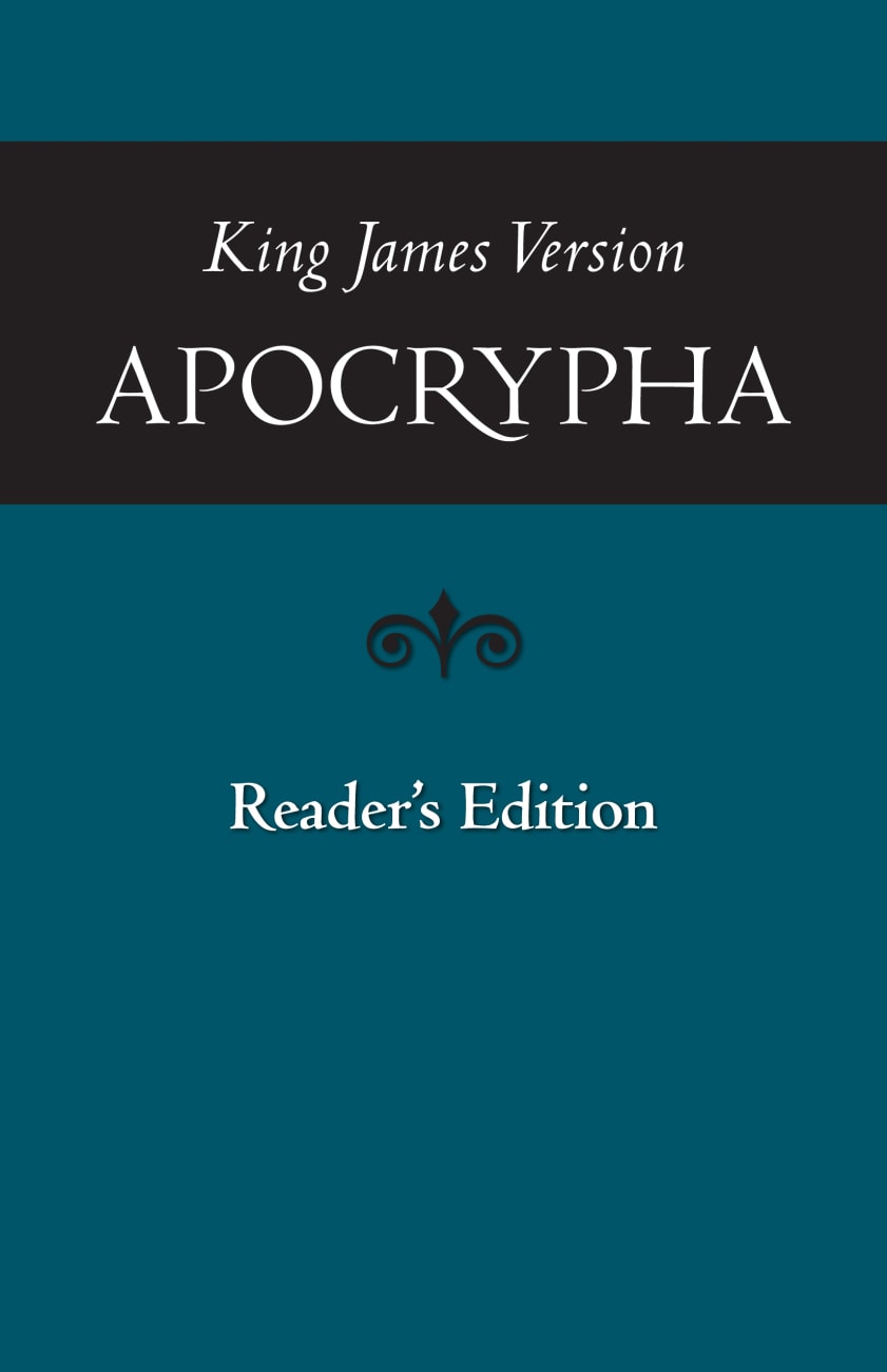 KJV Apocrypha (Reader's Edition) Paperback