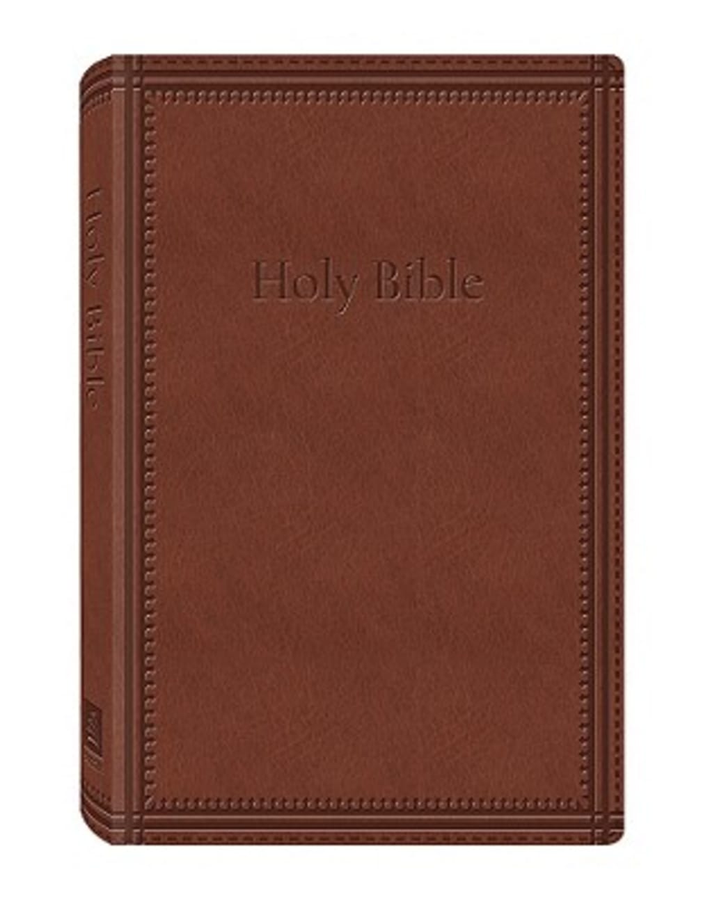 KJV Deluxe Gift and Award Dicarta Brown Imitation Leather