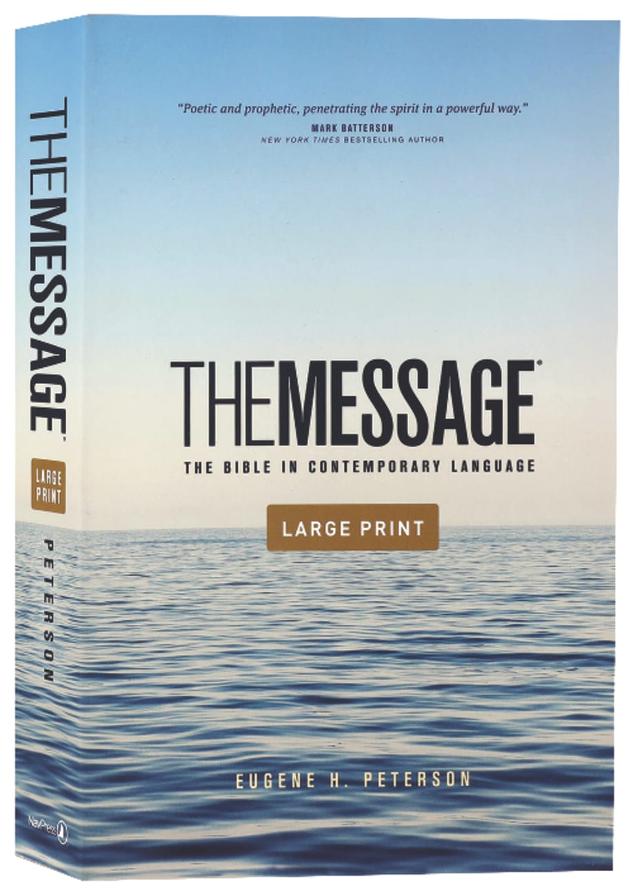 Message Outreach Edition Large Print (Black Letter Edition) Paperback