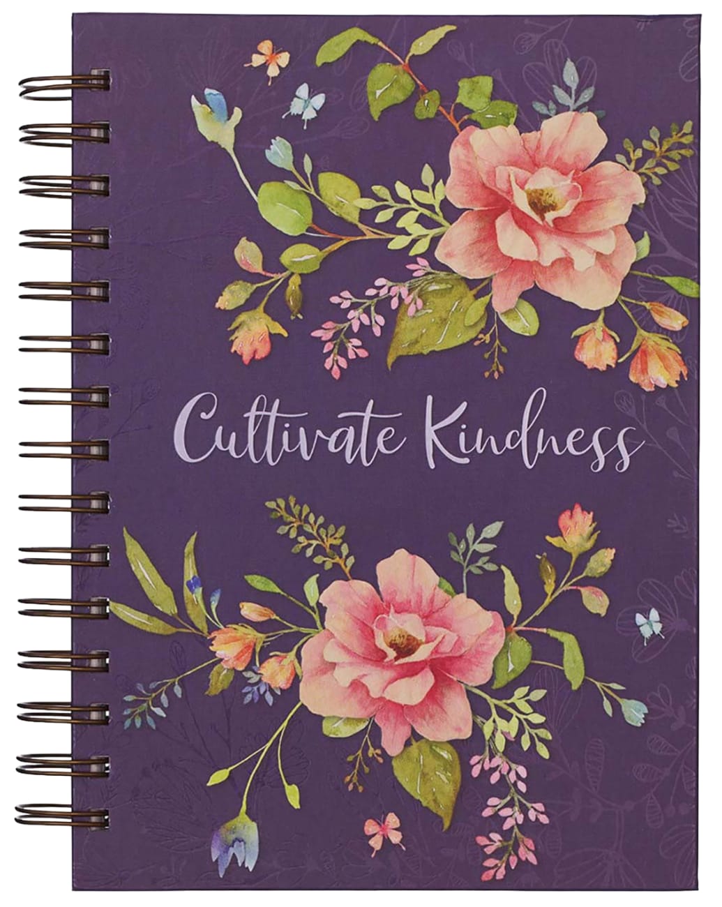 Journal- Cultivate Kindness, Purple Floral (Cultivate Kindness Collection) Spiral