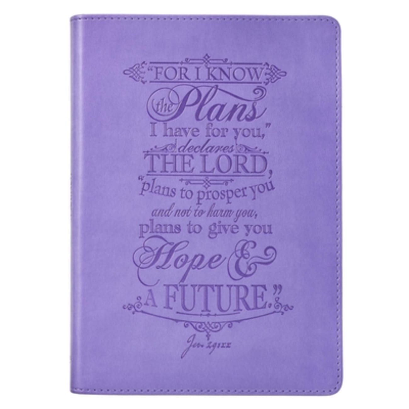 Journal: I Know the Plans, Purple Imitation Leather