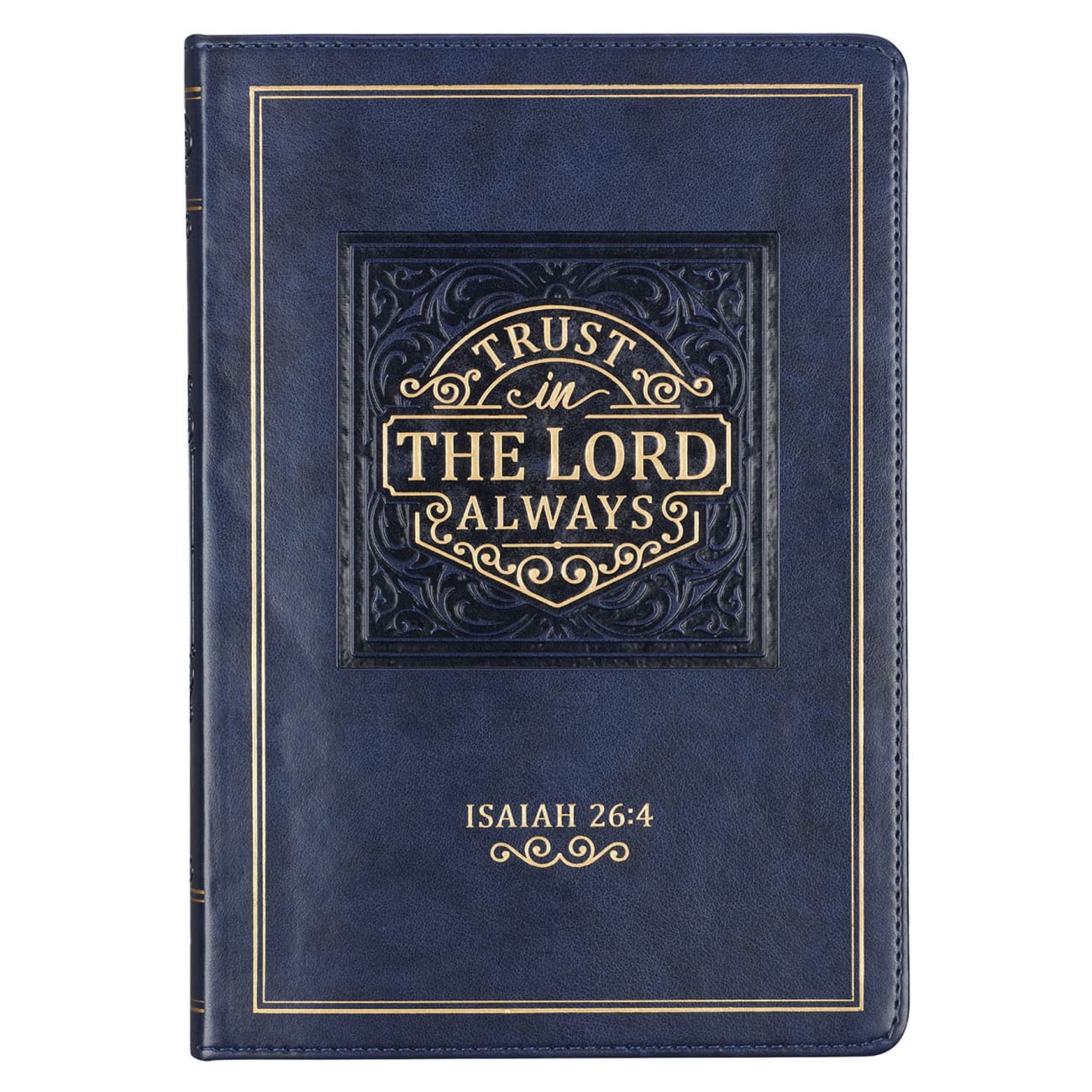 Journal: Trust in the Lord (Navy) Imitation Leather