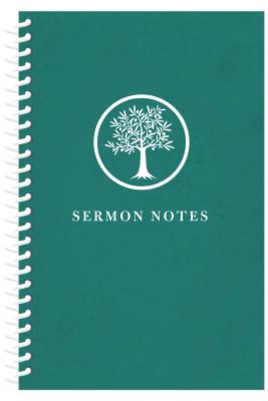 Sermon Notes Journal, Olive Tree Spiral