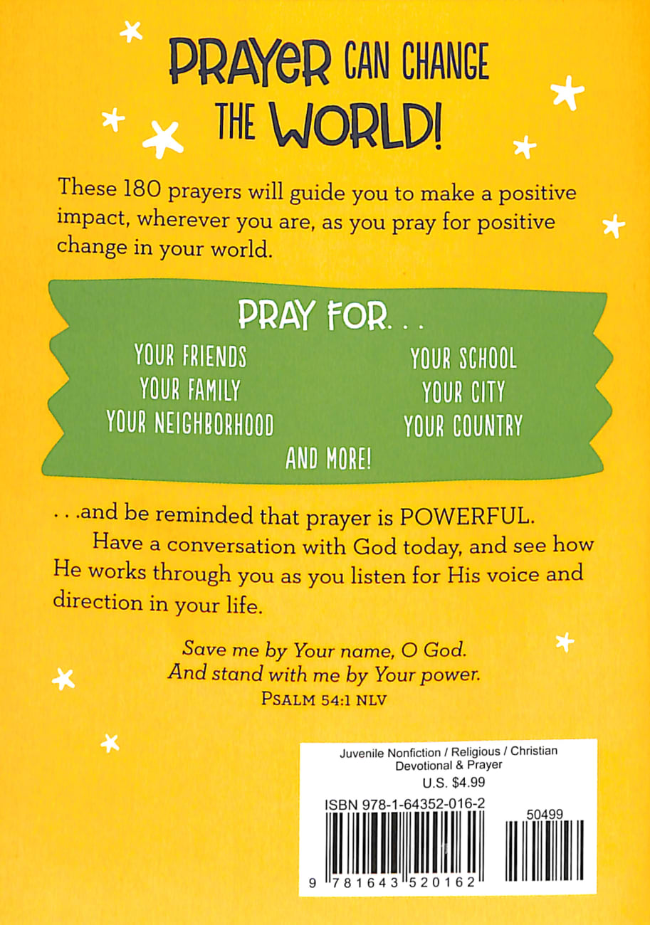 180 Prayers to Change the World (For Kids) Paperback